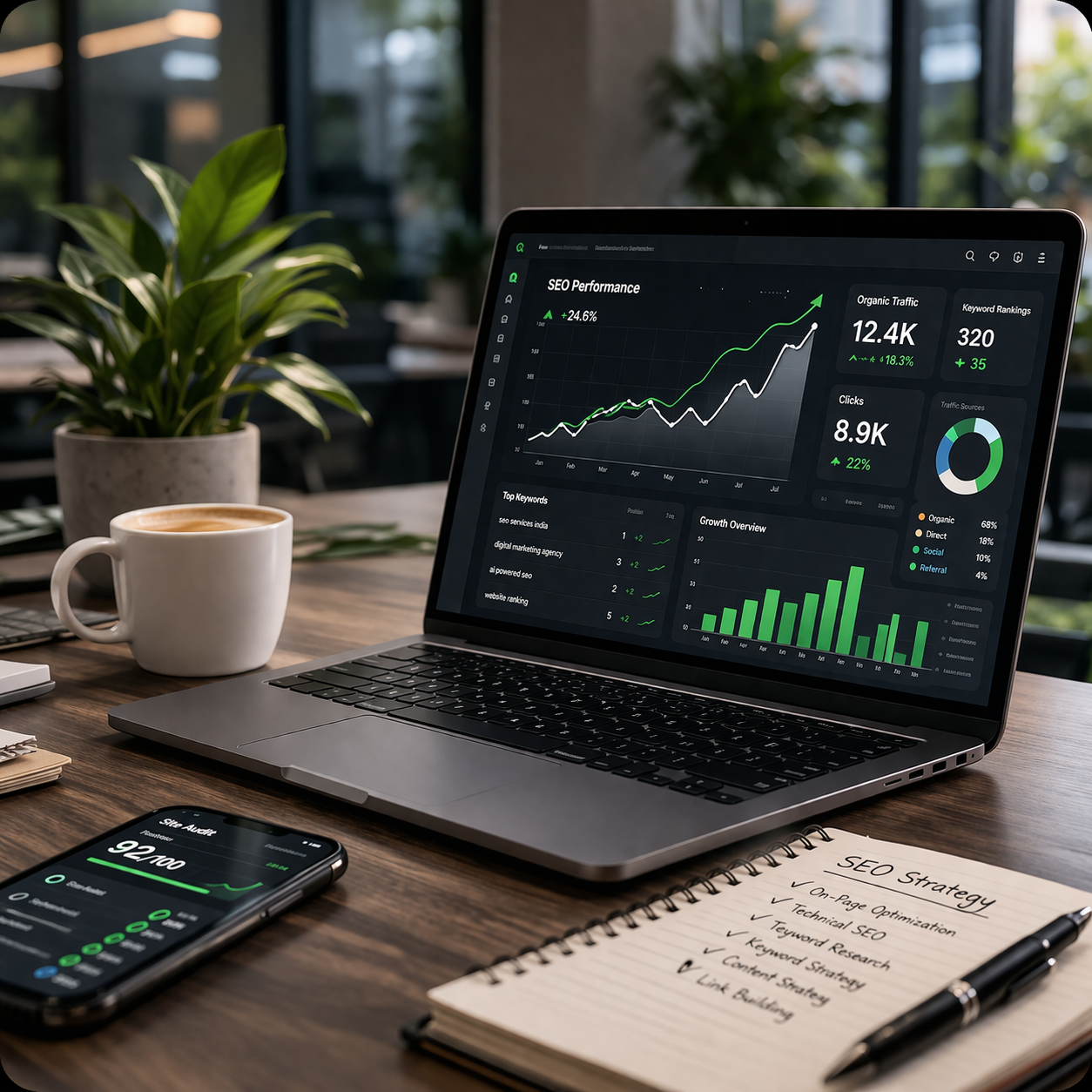 AI-powered SEO services in India