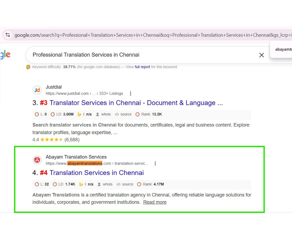 SEO Case 17
