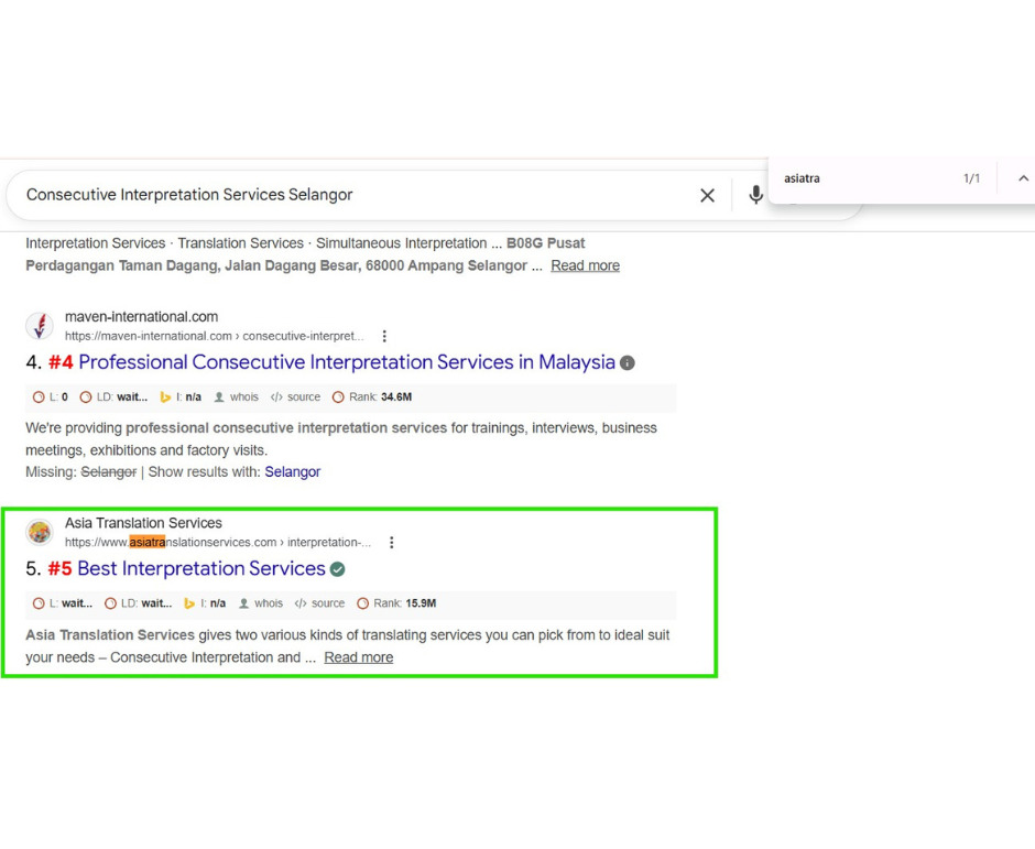 SEO Case 5